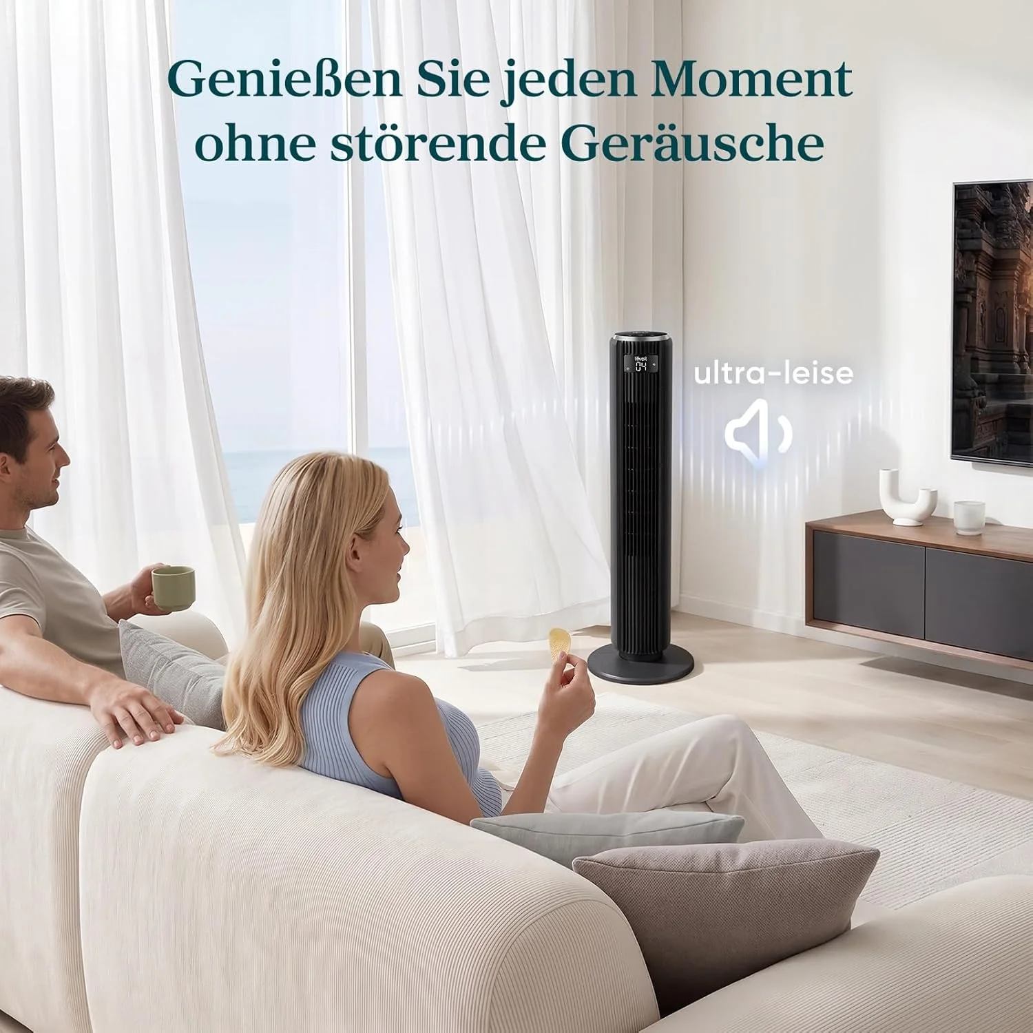 LEVOIT Classic36AC Turmventilator Schwarz - Image 4