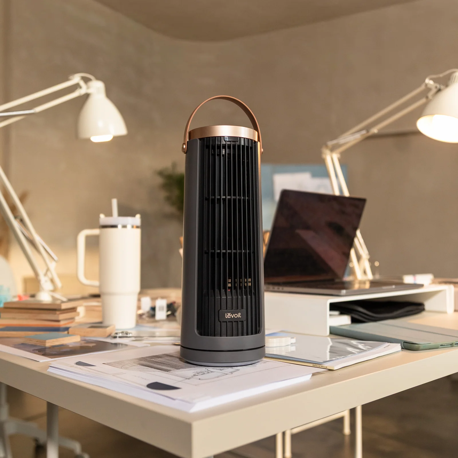 Levoit Windi Mini Pro Akku Tragbarer Turmventilator - Image 5