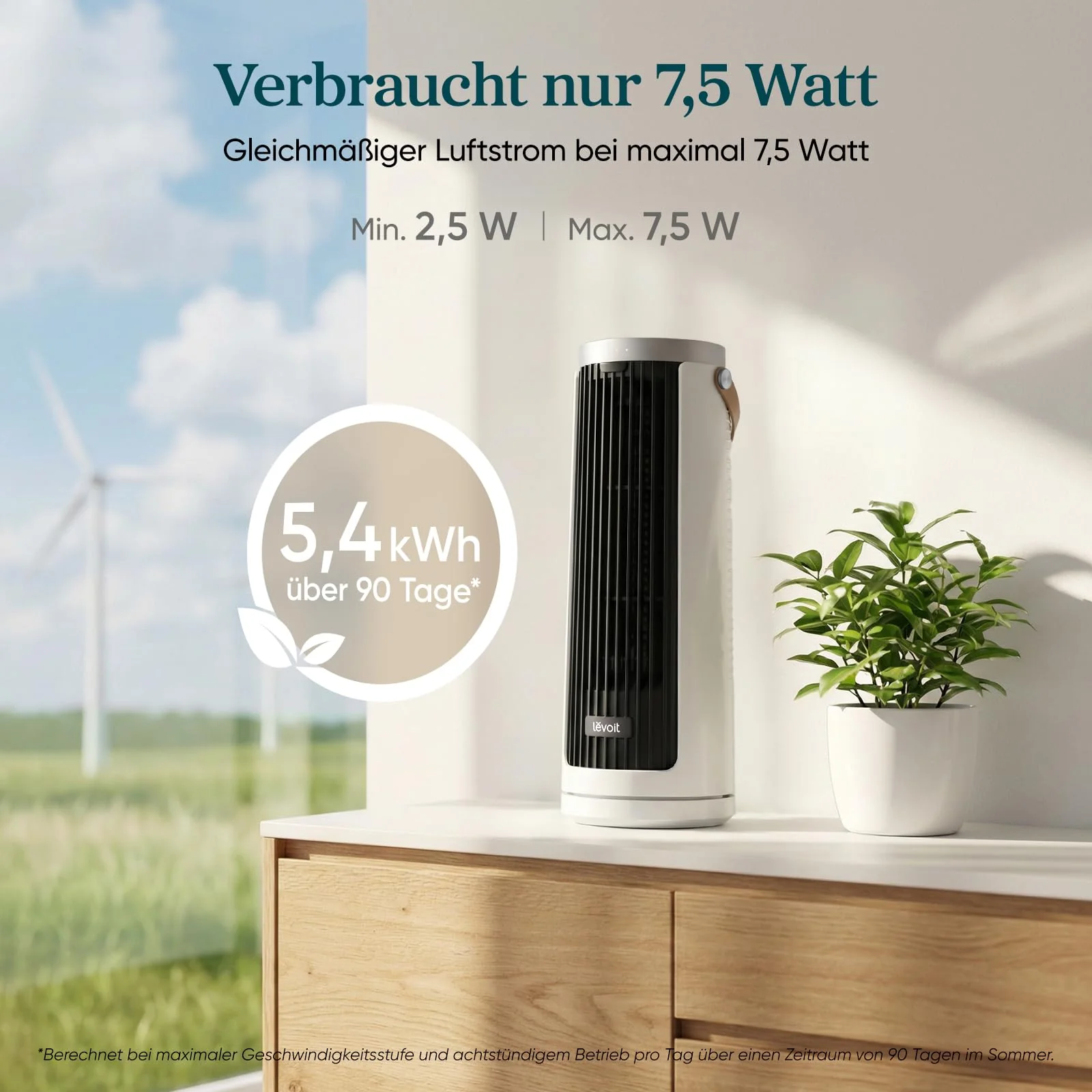 Levoit Windi Mini Tischventilator für Schreibtisch & Nachttisch - Image 6