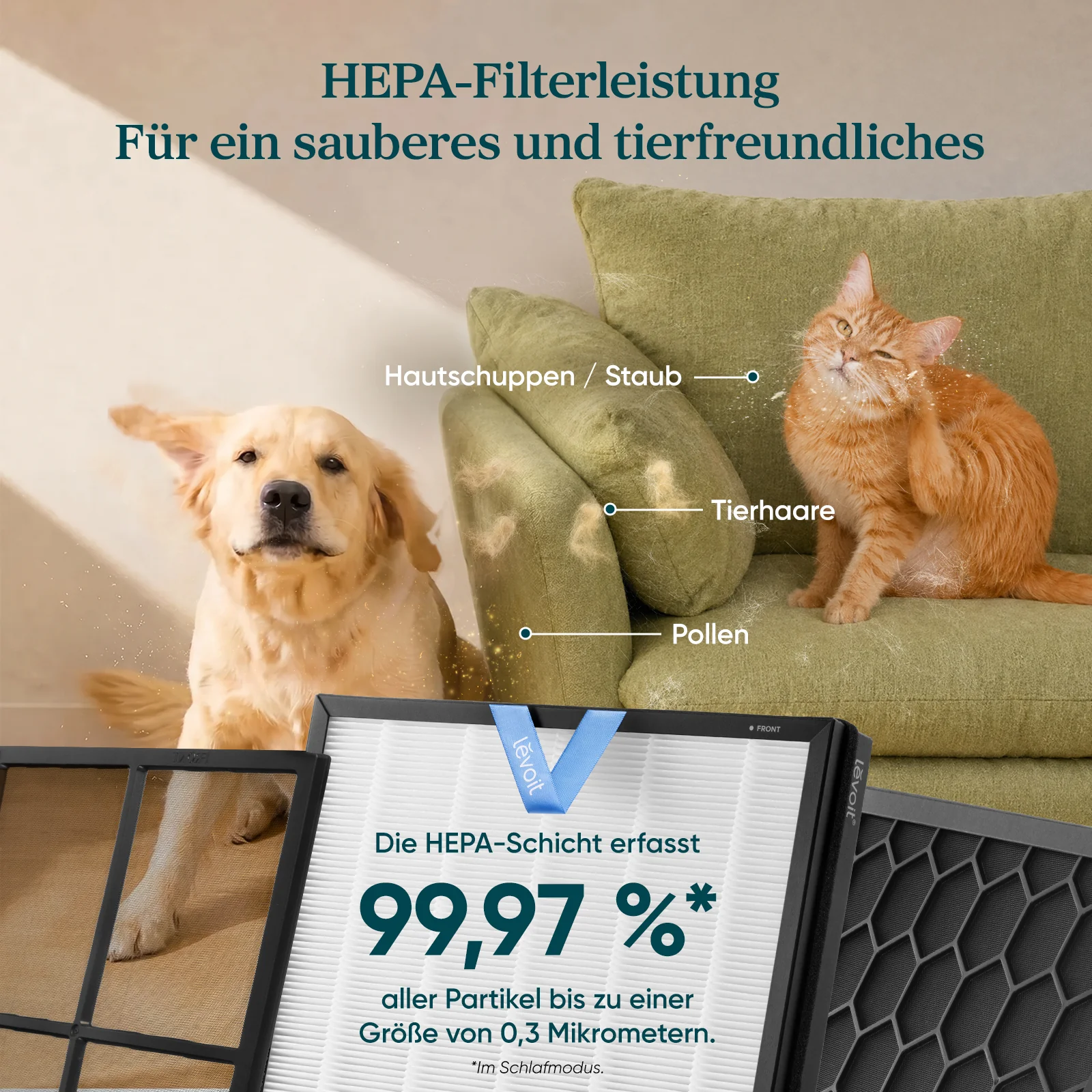 LEVOIT Vital Pet Pro Luftreiniger für Haustiere und große Räume - Image 7